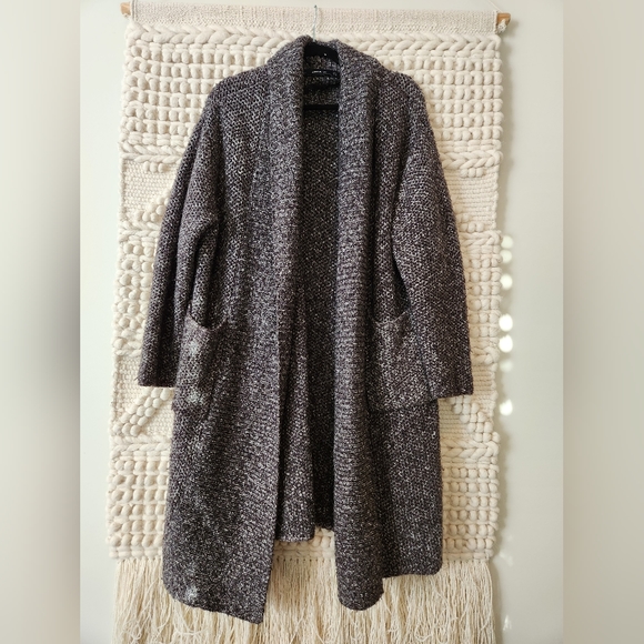 Zara Knit Open Sweater Jacket - Picture 6 of 10